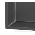 nano matte black farmouse double bowl sink